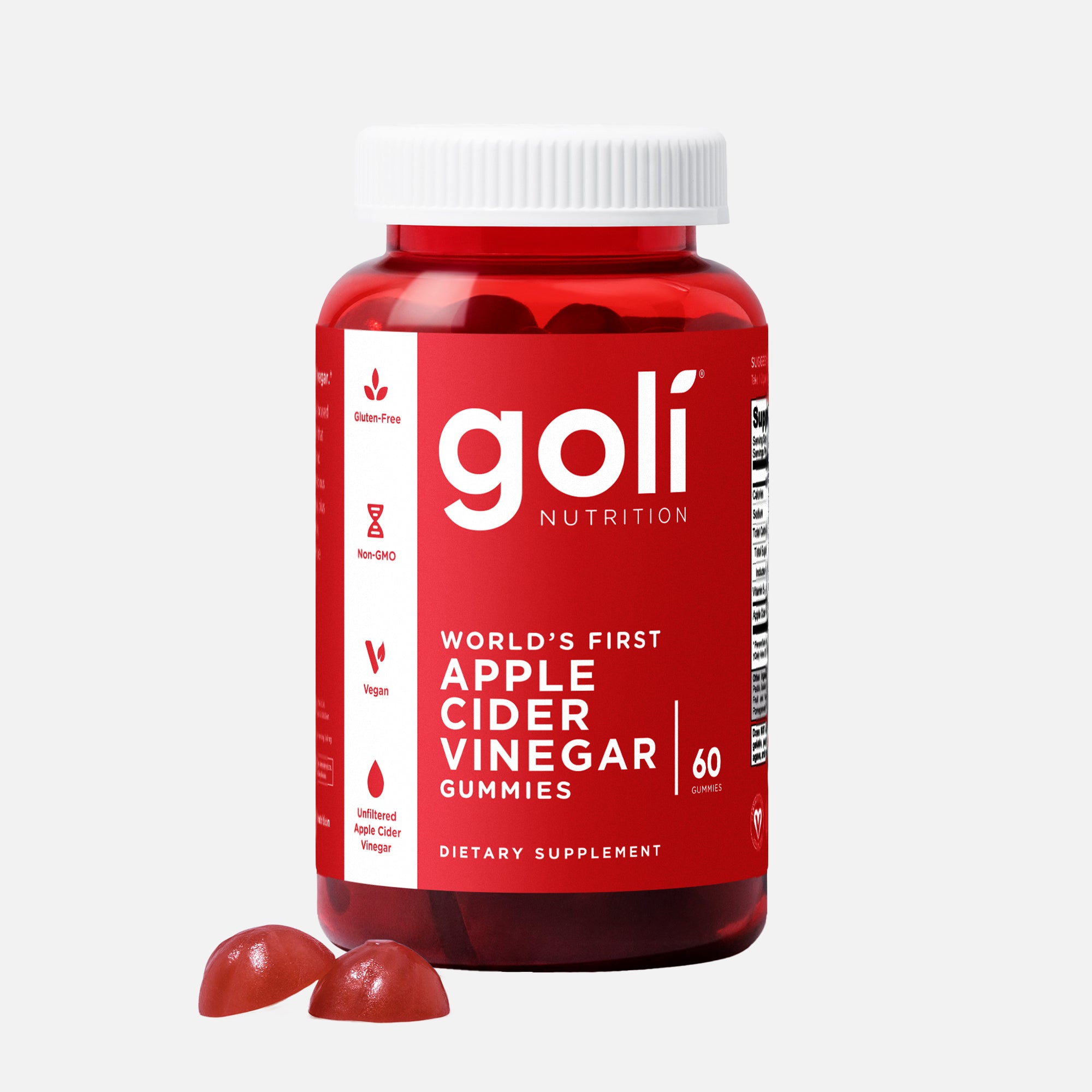 Goli Nutrition Apple Cider Vinegar Gummies bottle