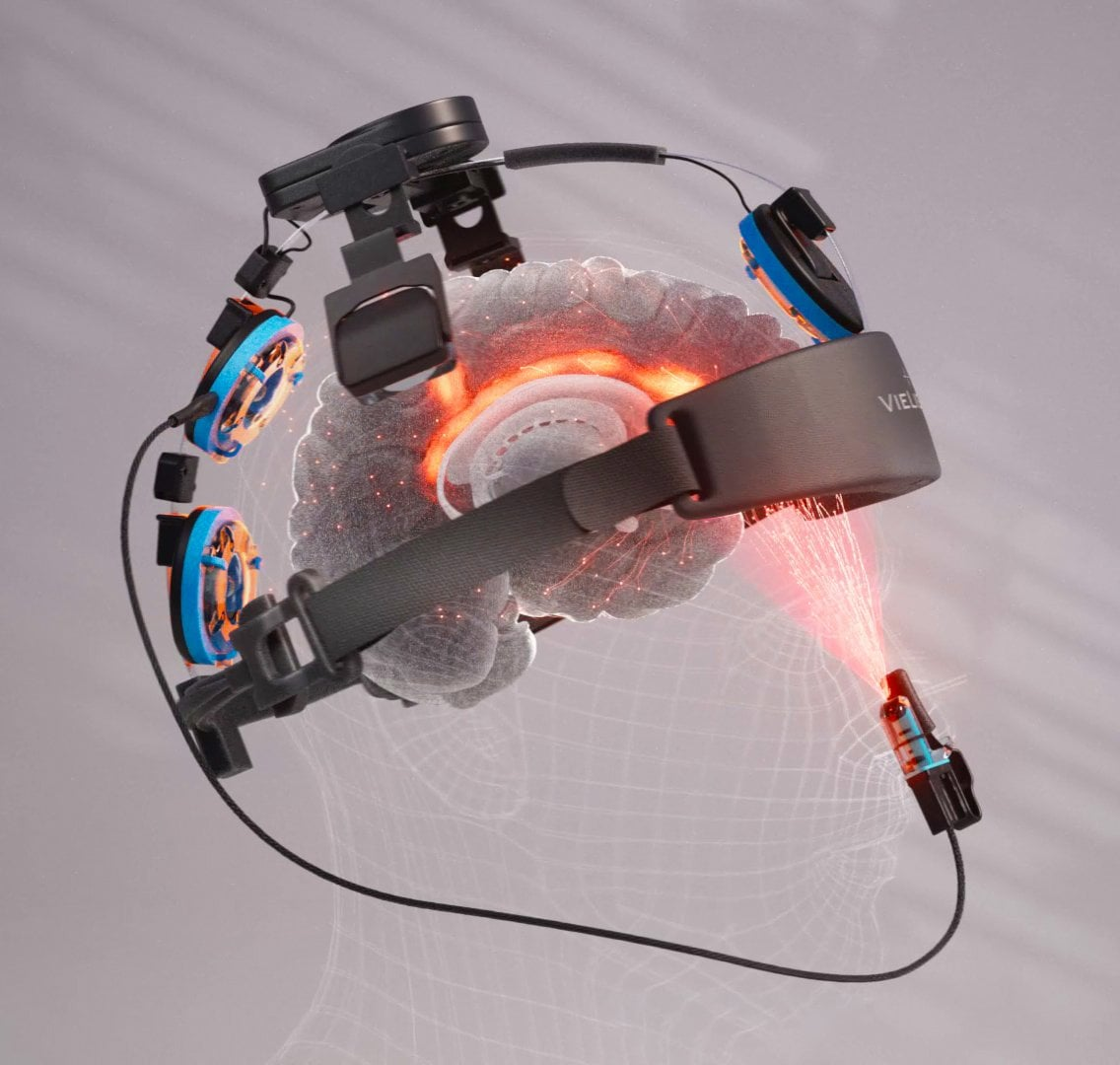 Vielight Neuro photobiomodulation brain visualization