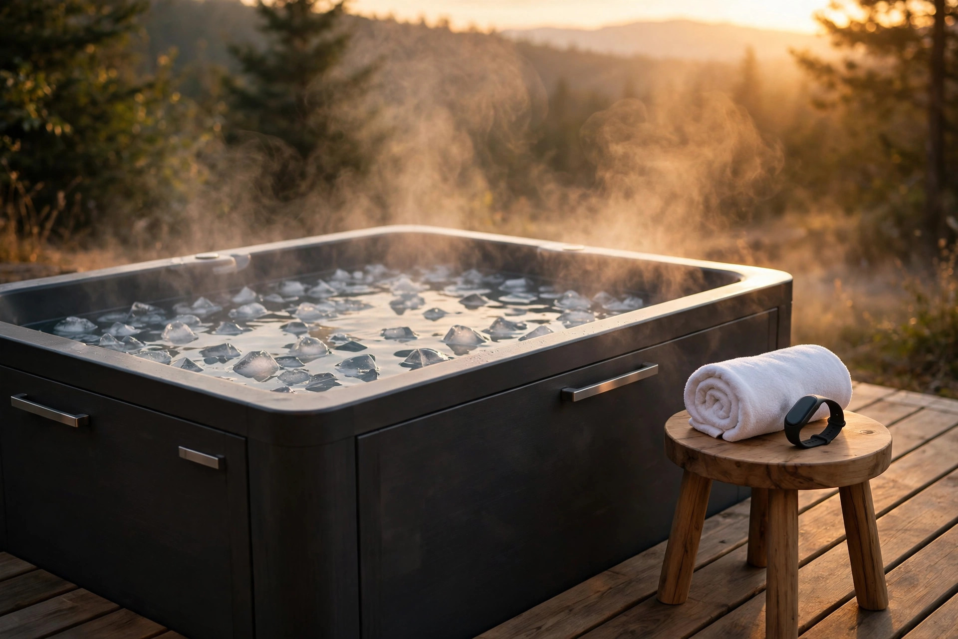 Cold plunge and meditation-feedback headband formats compared